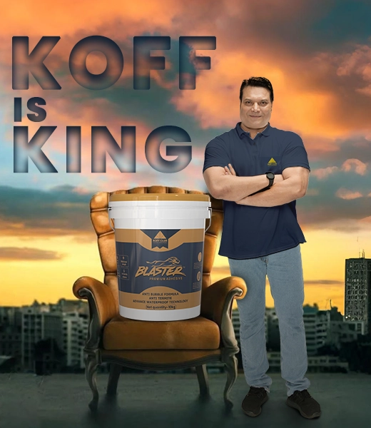 KoffClub adhesive product display
